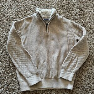 Boys cream Children’s Place sweater, size 7/8